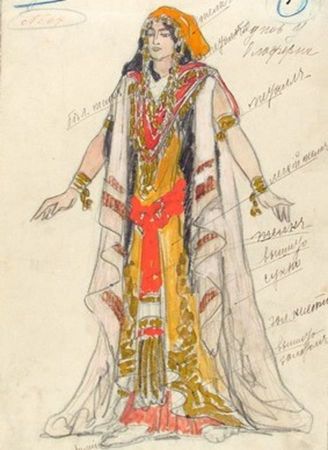 ЭСКИЗЫ ТЕАТРАЛЬНЫХ КОСТЮМОВ И ДЕКОРАЦИЙ