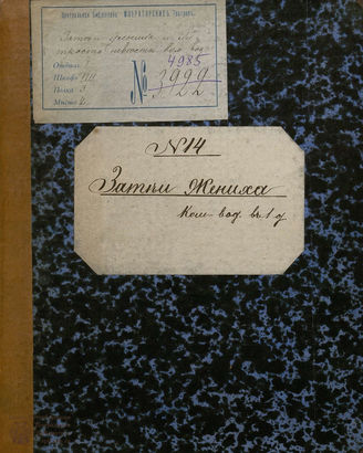 Малышев Н. И. Затеи жениха и хитрость невесты (1830)